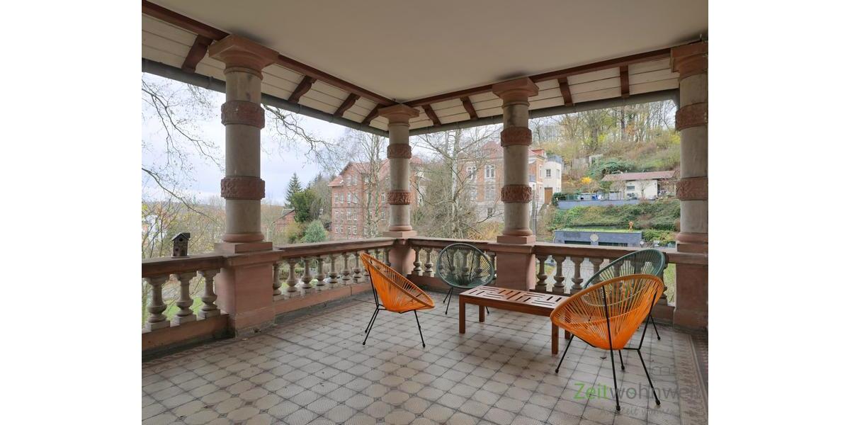 überdachte Terrasse im Dezember