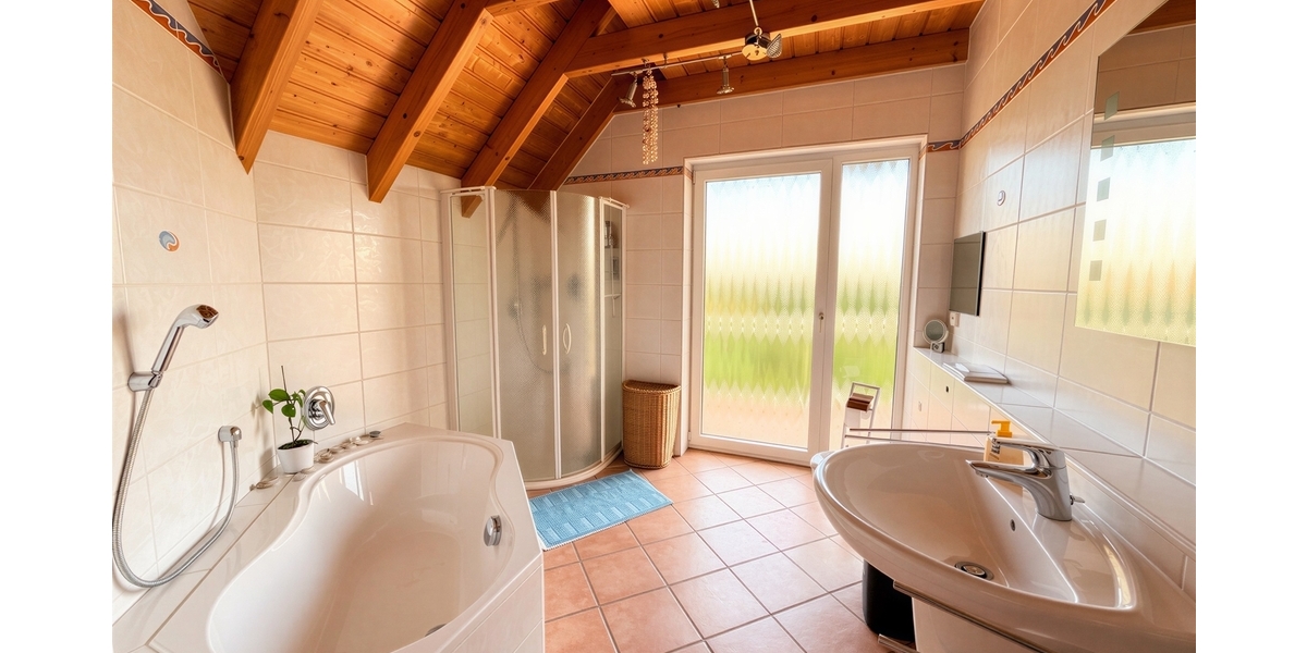 Badezimmer im OG - (KI generiert)
