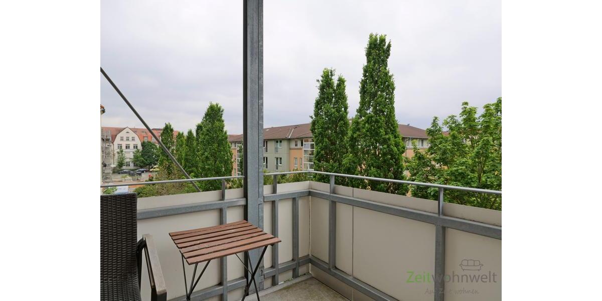 Blick vom Balkon