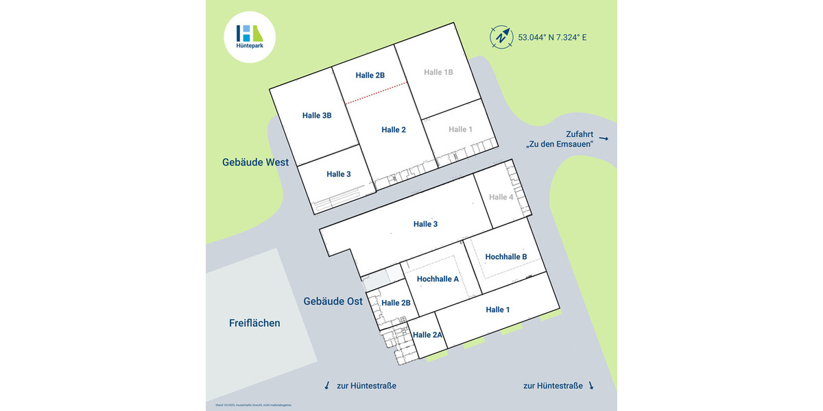 Hallenübersicht