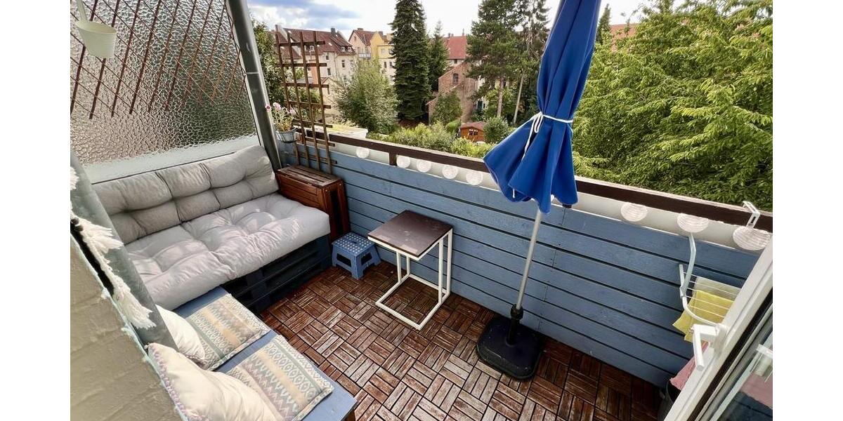 ... und Balkon zur Hofseite ...