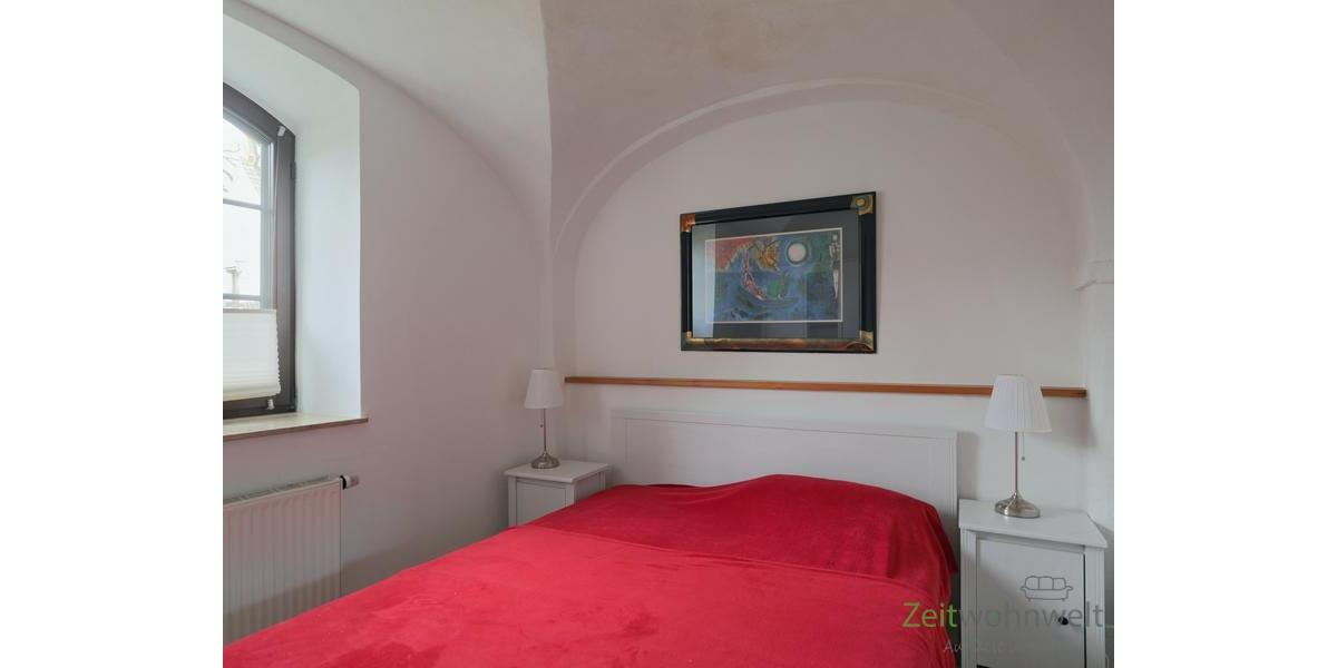 Blick ins Schlafzimmer