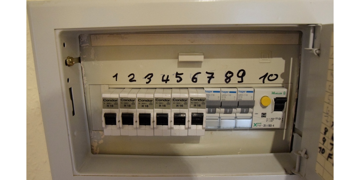 Sicherungskasten inkl. Fi-Schalter