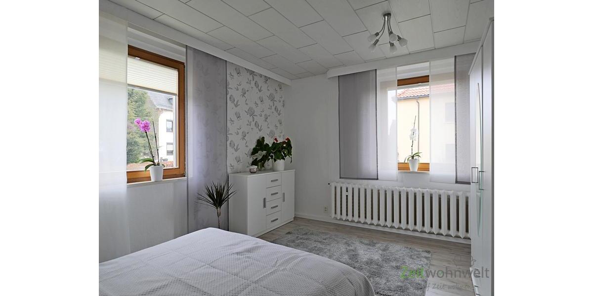 Blick ins Schlafzimmer