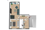 2 Zimmer Wohnung mit Einbauküche und Balkon - Appartement Gatersleben Gatersleben | Angebot:17554450
