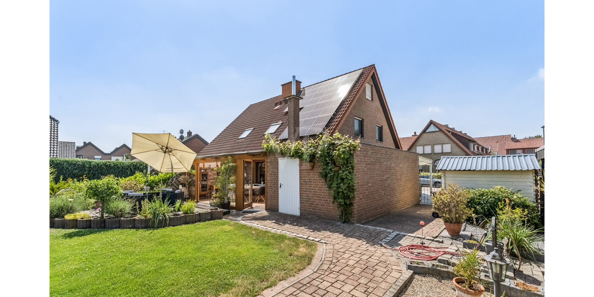 Rückansicht, Gartenbereich