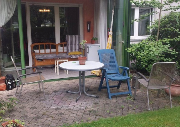 2-Zimmer Wohnküche mit Wintergarten Terasse kleiner Garten - Etagenwohnung München Bogenhausen | Angebot:27286502