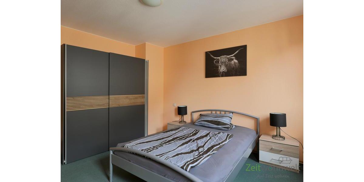 Blick ins Schlafzimmer