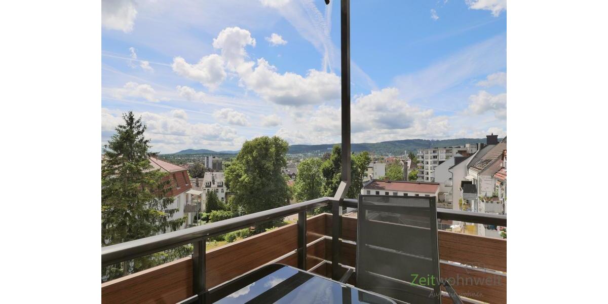 Blick vom Balkon