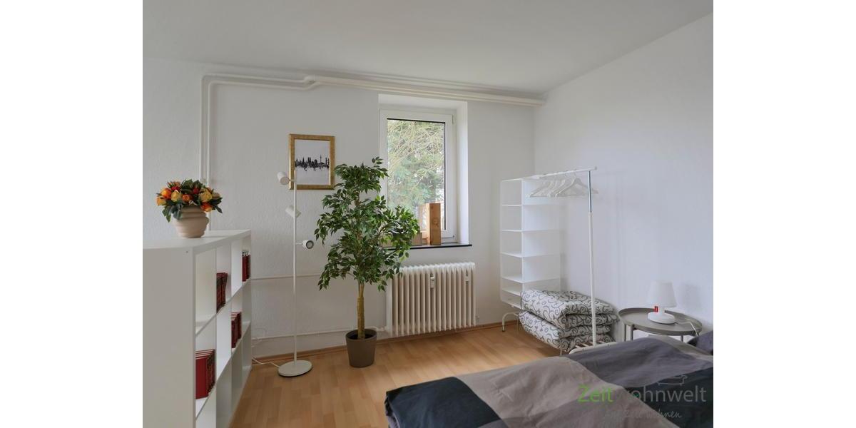(EF1217_M) Kassel-Stadt: Kirchditmold, möbliertes Single-Apartment mit breitem, Bett, Waschmaschine und Balkon - Etagenwohnung Kassel Kirchditmold | Angebot:26548568