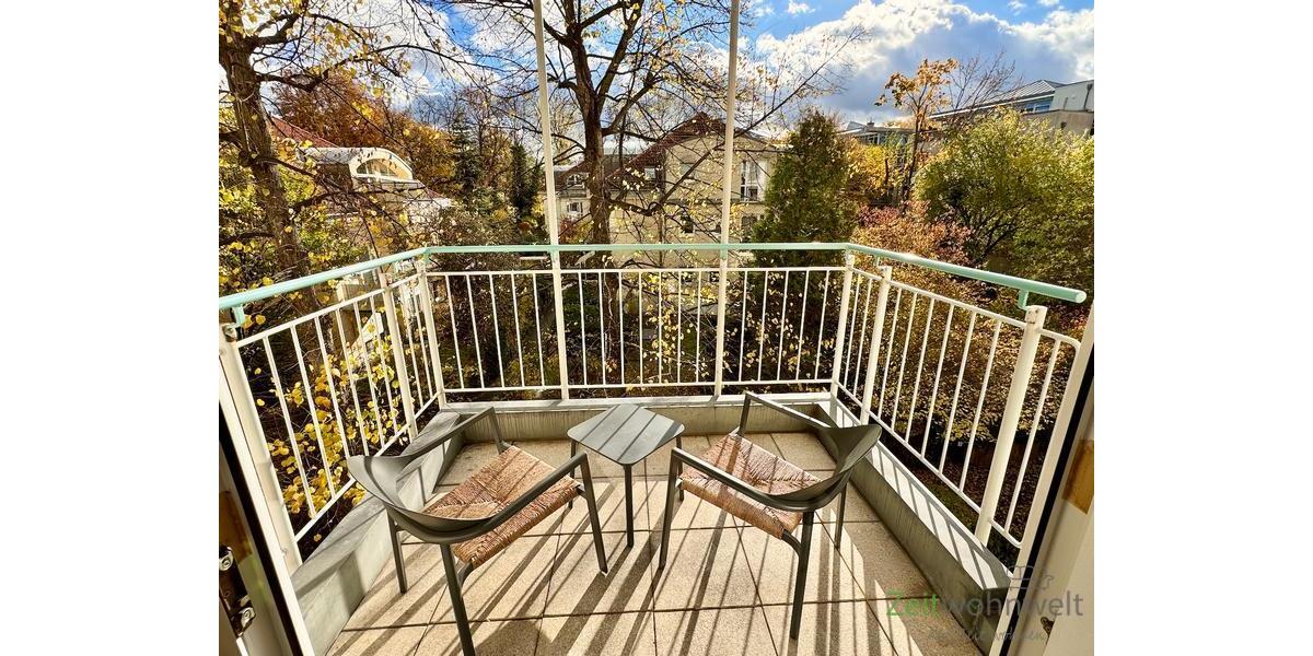 Blick auf den Balkon