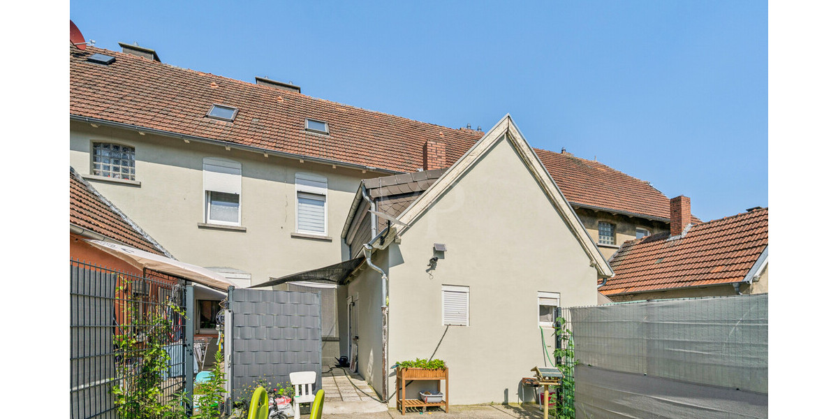 Rückansicht Gartenbereich