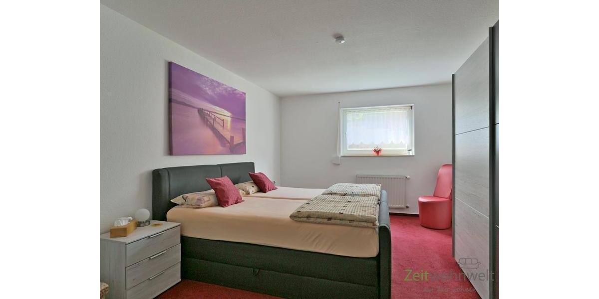 Blick ins Schlafzimmer