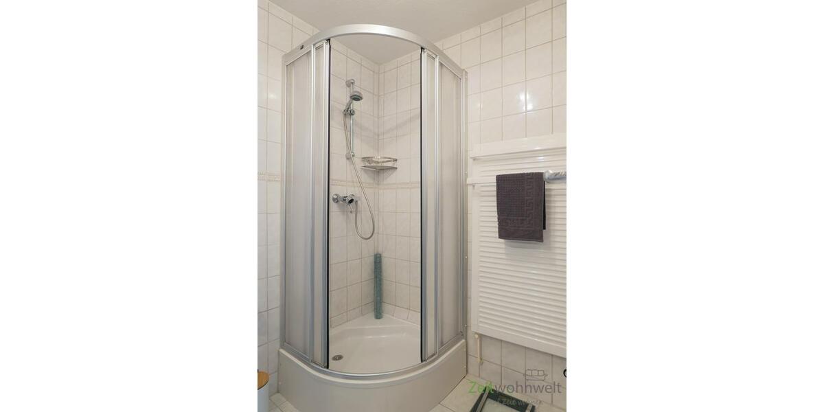 Dusche und Handtuchheizkörper