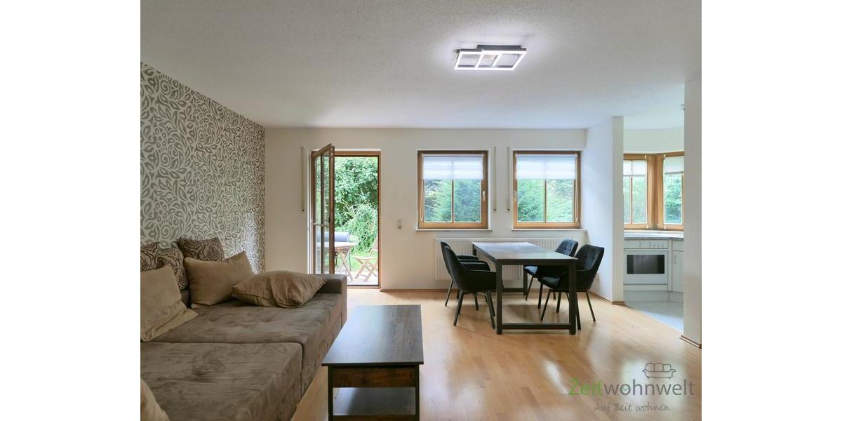 (EF1392_M) Dresden: Bannewitz, möblierte 2-Zimmer-Wohnung mit überdachter Terrasse, TG-Stellplatz inklusive - Etagenwohnung Bannewitz Bannewitz | Angebot:27022473