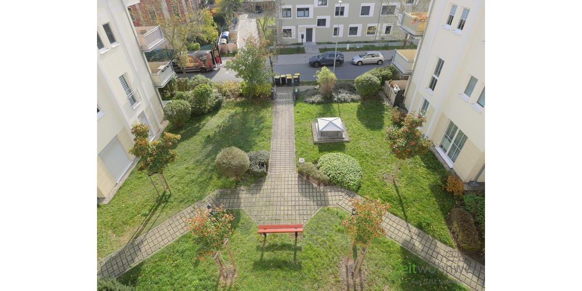 Blick vom Balkon