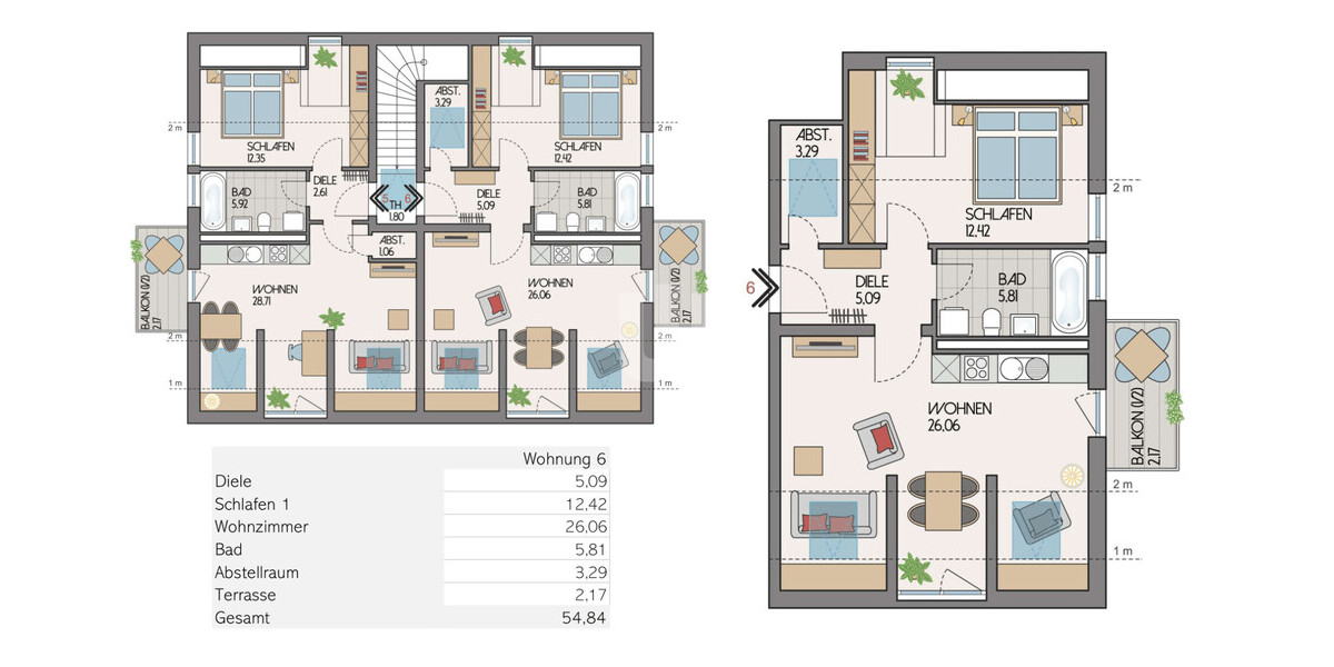 Wohnungsgrundriss