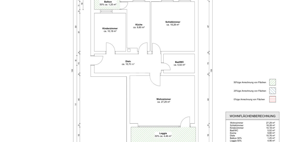 Wohnungsgrundriss