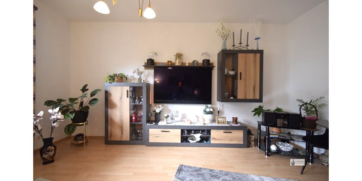 Schrankwand im Wohnzimmer