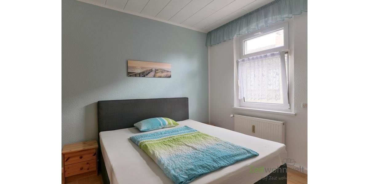 Blick ins Schlafzimmer