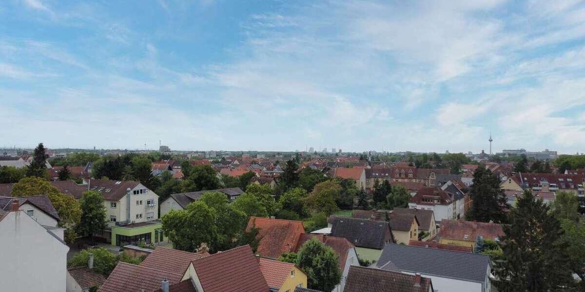 Praktisch geschnittene 2-Zimmer-Wohnung an der Grenze zur Gartenstadt mit Balkon und Stellplatz - Terrassenwohnung Mannheim Gartenstadt | Angebot:27280338