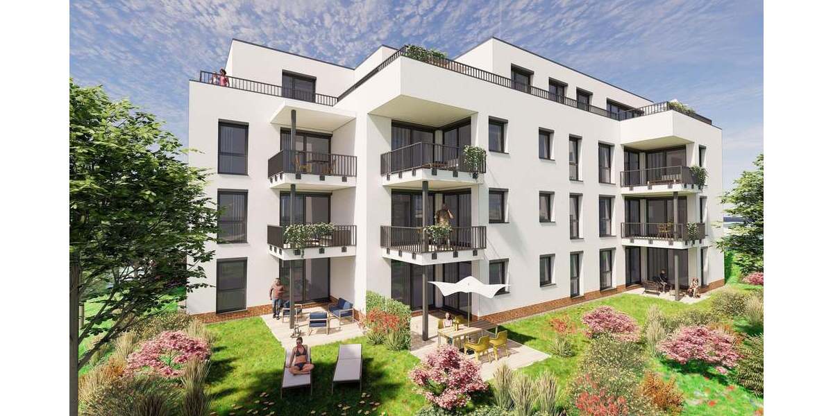 Erstbezug! Moderne 4-Zimmer Wohnung mit Garagenstellplatz - Etagenwohnung Hartmannsdorf | Angebot:26557057