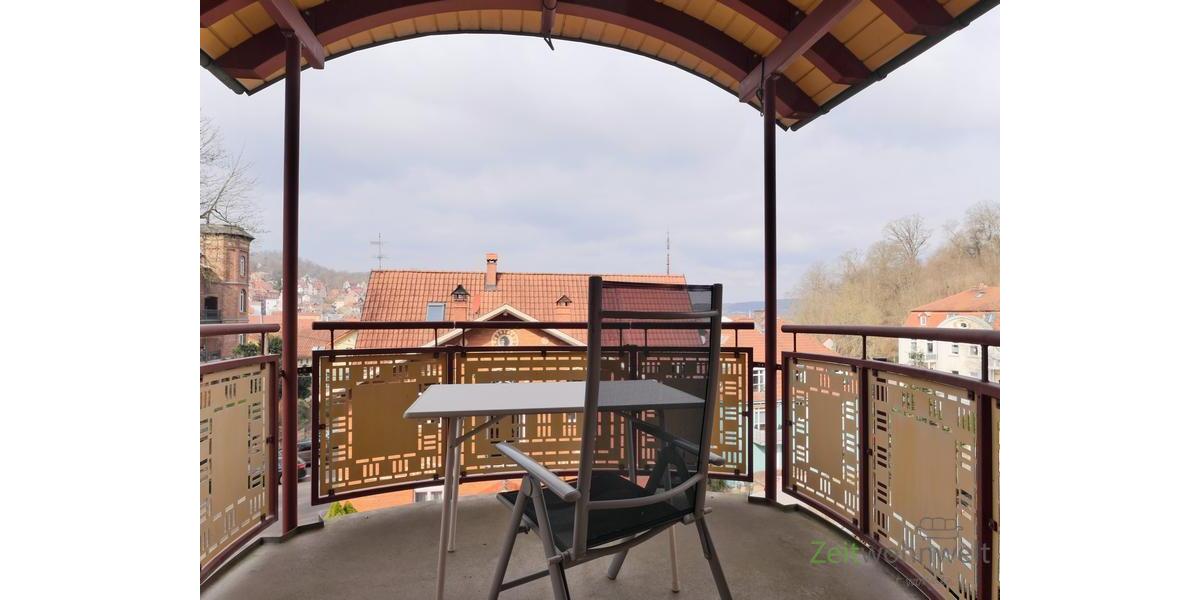 Balkonausblick im Februar