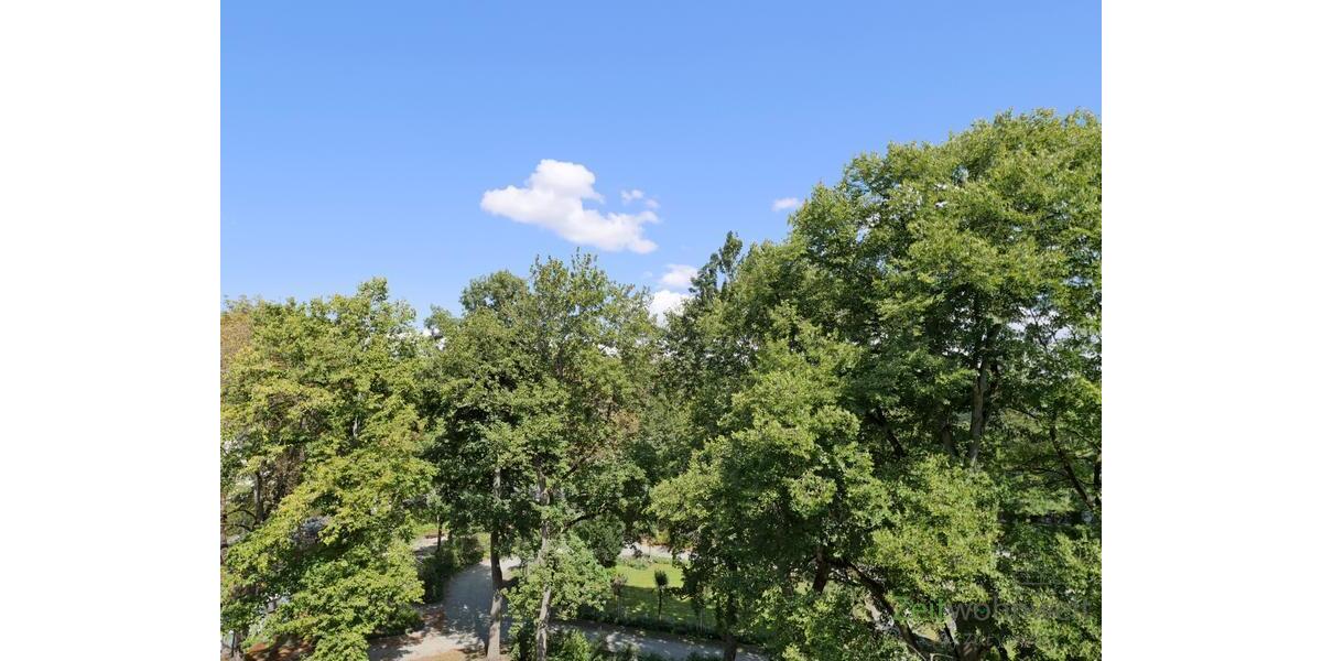 Blick aus dem Schlafzimmerfenster