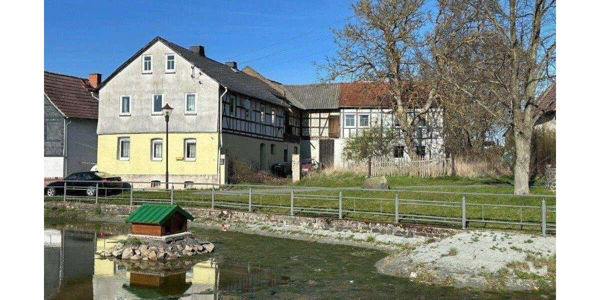 sanierungsbedürftiges Bauernhaus mit teilsanierten Nebengebäude, Teich und großem Grundstück - Bauernhaus, Landhaus Grobgengereuth | Angebot:26845245