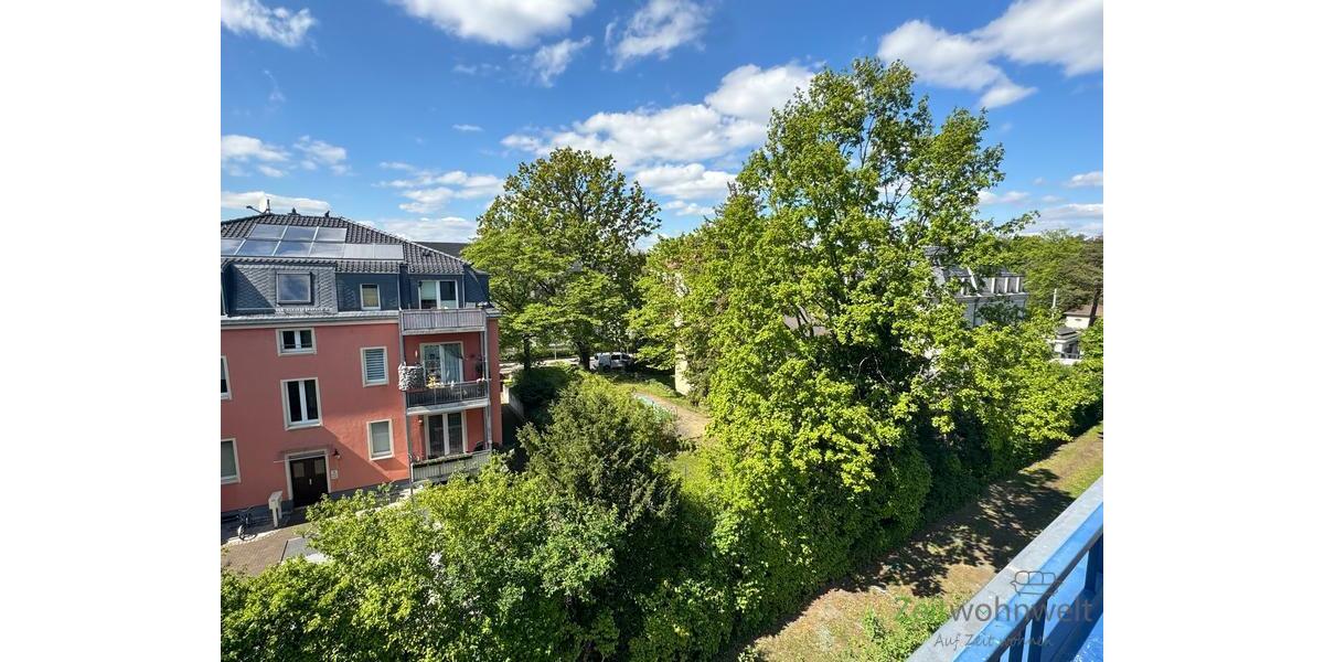 Blick vom Balkon