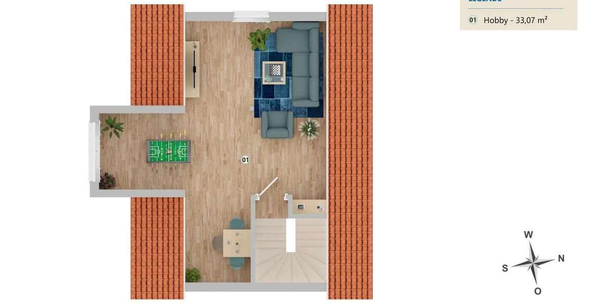 Grundriss Dachgeschoss