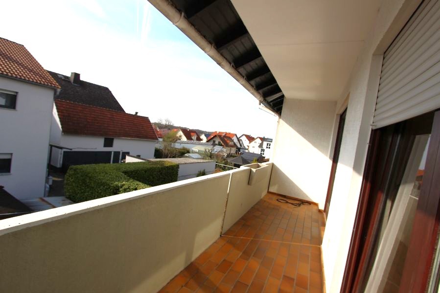 sogar mit Balkon