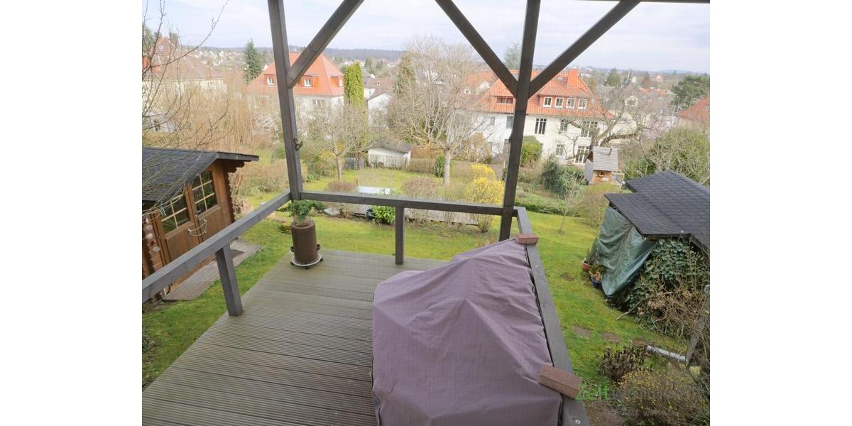 Blick auf die Terrasse