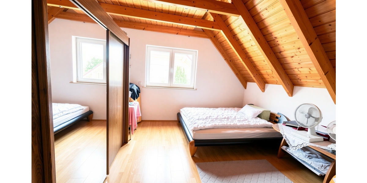 Schlafzimmer im OG - (KI generiert)