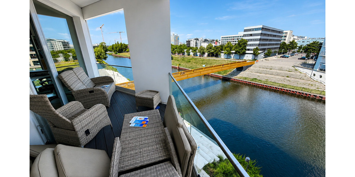 ETW aus 2021-Berlin-Mitte mit spektakulären Wasserblick, Balkon & hochmoderner Ausstattung -Top Lage - Etagenwohnung Berlin Mitte | Angebot:27262285