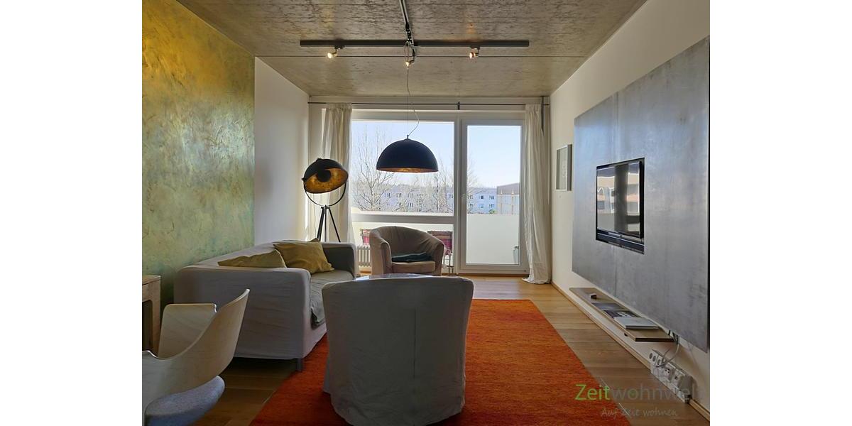 (EF0500_M) Dresden: Coswig, genial gestaltete Dachwohnung mit Balkon, neu möbliert, WLAN und PKW-Stellplatz inklusive - Etagenwohnung Coswig Coswig | Angebot:26213505