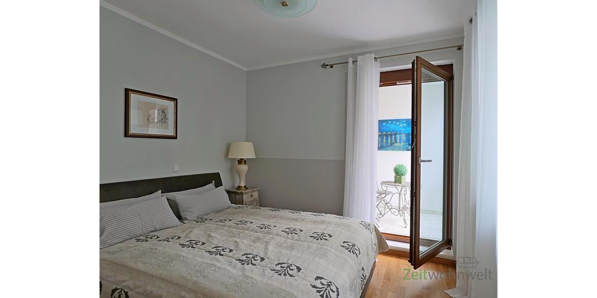 Blick ins Schlafzimmer