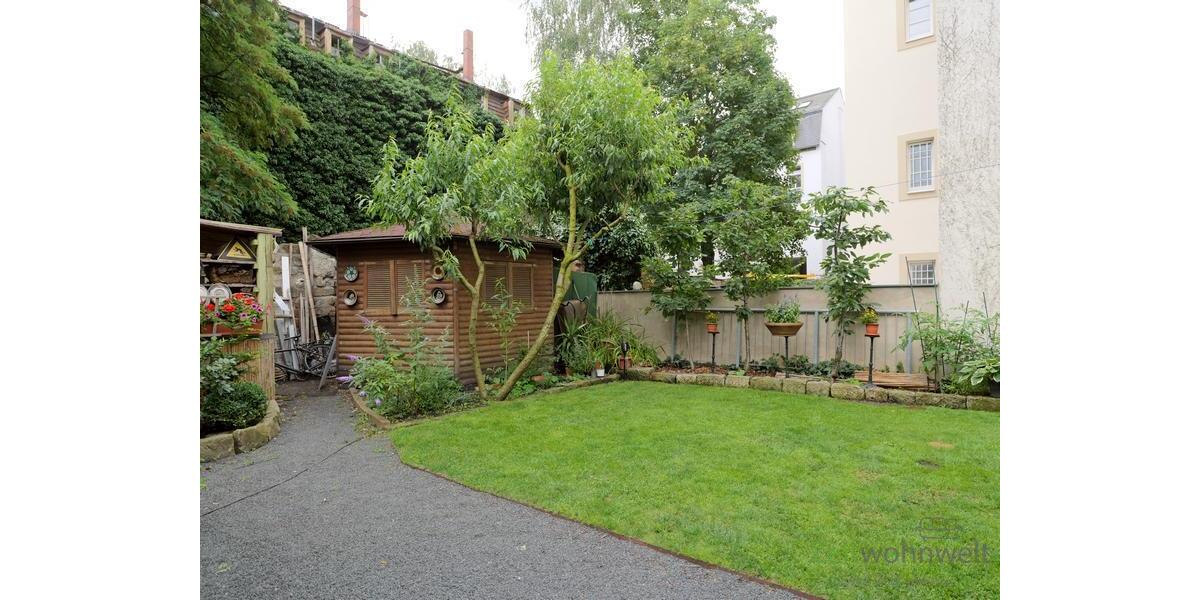 Garten-Sitzecke im Innenhof