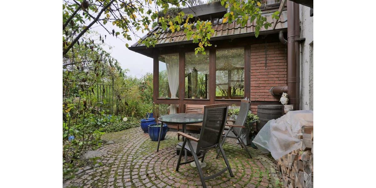 eigene Terrasse bei Regenwetter