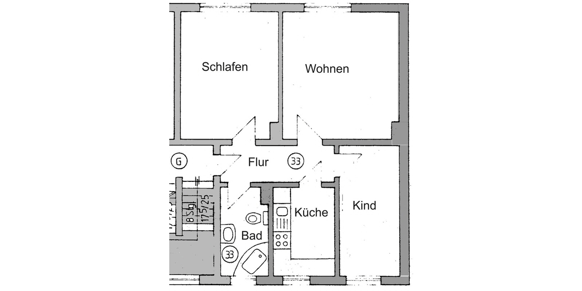 Wohnungsgrundriss