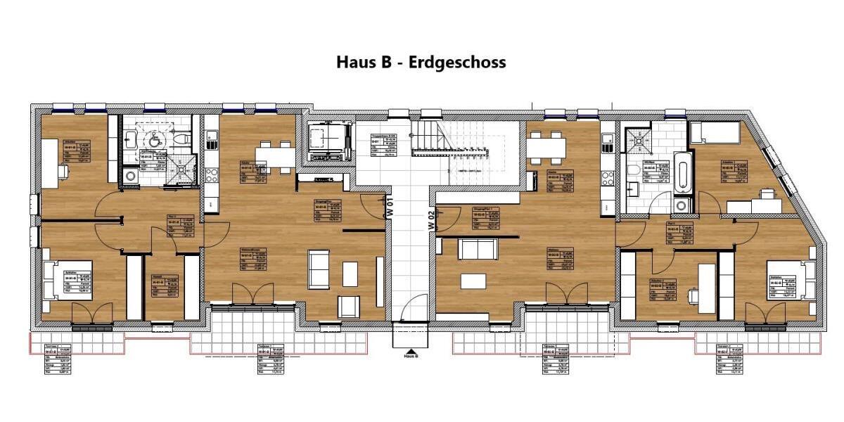 Haus B - Erdgeschoss