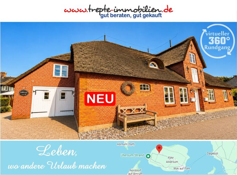 MEER als nur ein Kapitänshaus. URLAUBsfeeling inklusive. - Einfamilienhaus Oldsum | Angebot:26944028
