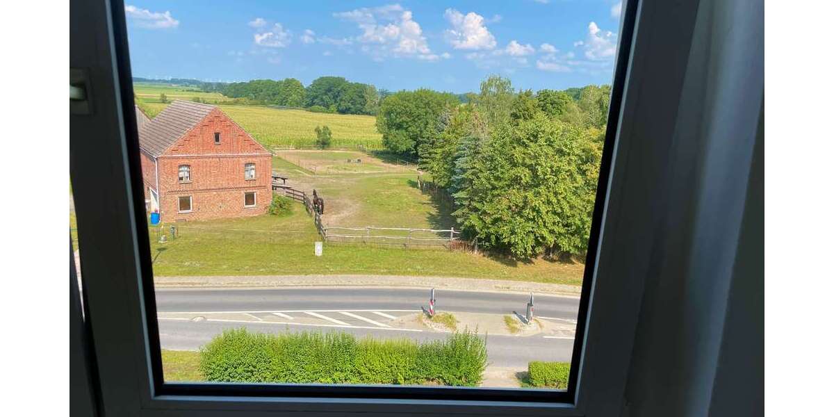 Blick aus dem Küchenfenster