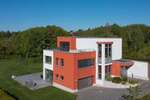 Luxuriöse und moderne Bauhausvilla als Praxis oder Bürohaus - Gewerbeobjekt Schneeberg | Angebot:26001542