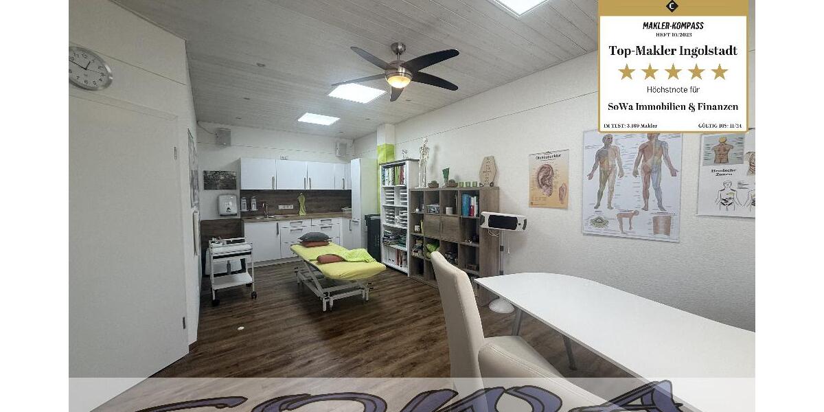 Ideal für Heilpraktiker! Schöne Gewerbeeinheit für Büro oder Praxis in der Innenstadt - Neuburg - Ein Objekt von Ihrem Immobilienpartner SOWA Immobilien und Finanzen - Gewerbeobjekt Neuburg | Angebot:27143411