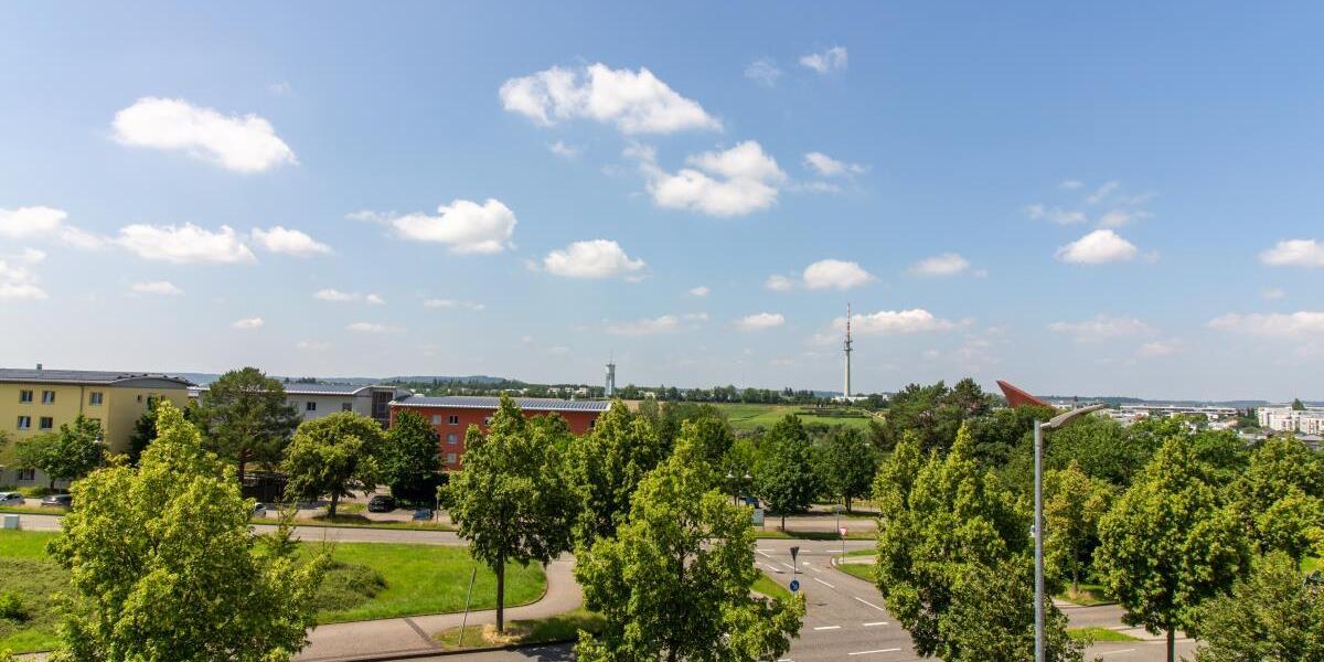 Ausblick vom Balkon
