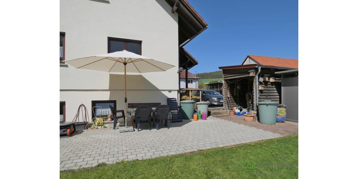 Sitzecke am Haus