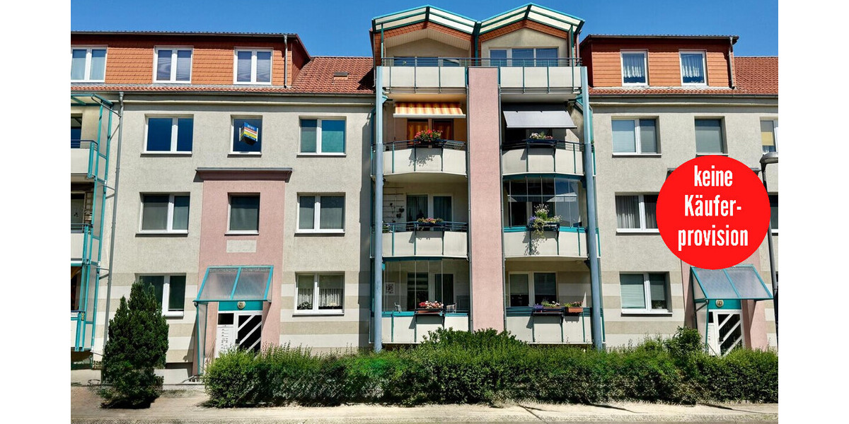 HORN IMMOBILIEN++ Neubrandenburg, 3-Raum Eigentumswohnung im EG mit Einbauküche und Balkonverglasung - Erdgeschoßwohnung Neubrandenburg | Angebot:27007629