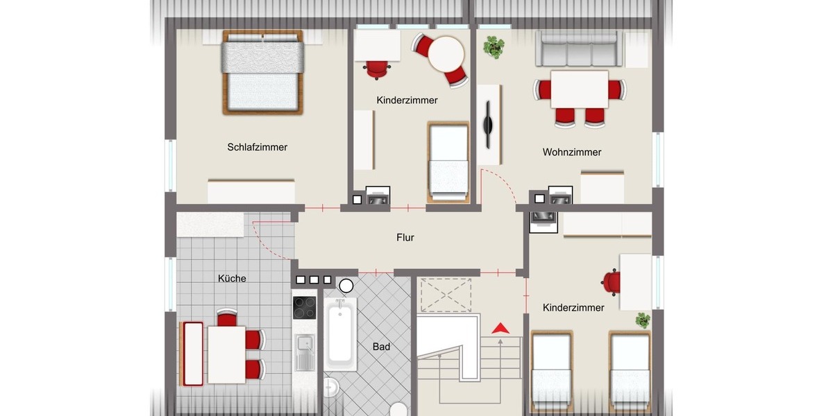 Grundriss Obergeschoss