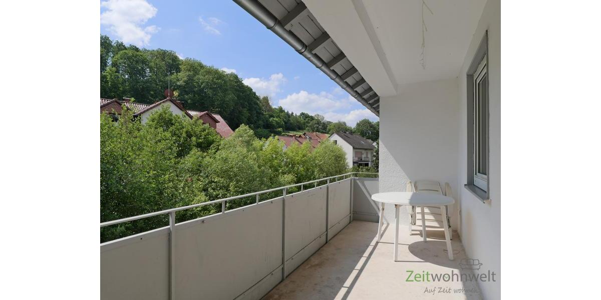 Blick vom Balkon